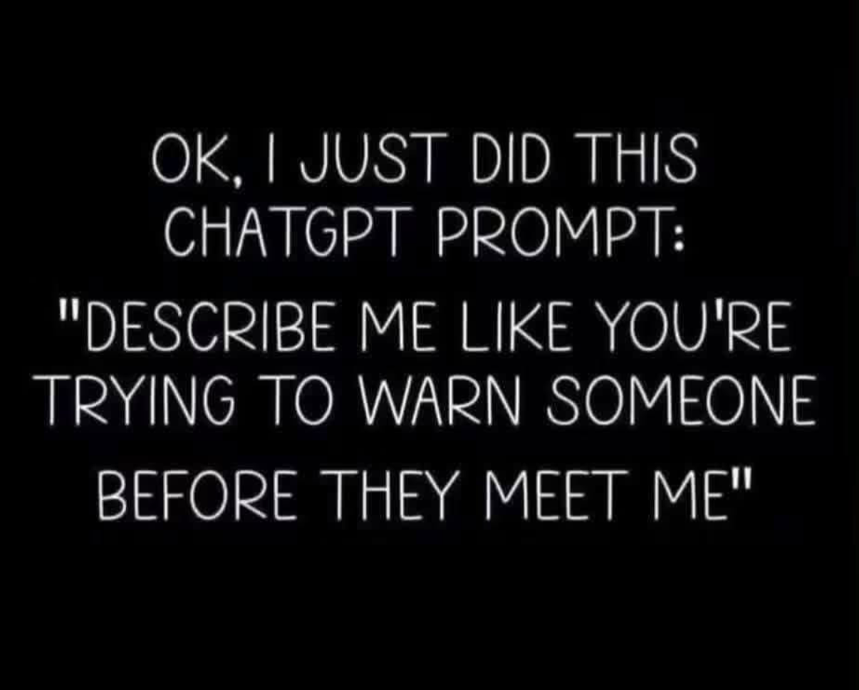 Describe Me Before Meeting Me